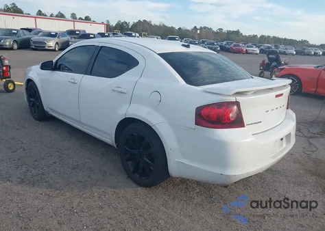 2013 Dodge Avenger Sxt из США, поврежденный, VIN 1C3CDZCG3DN702969